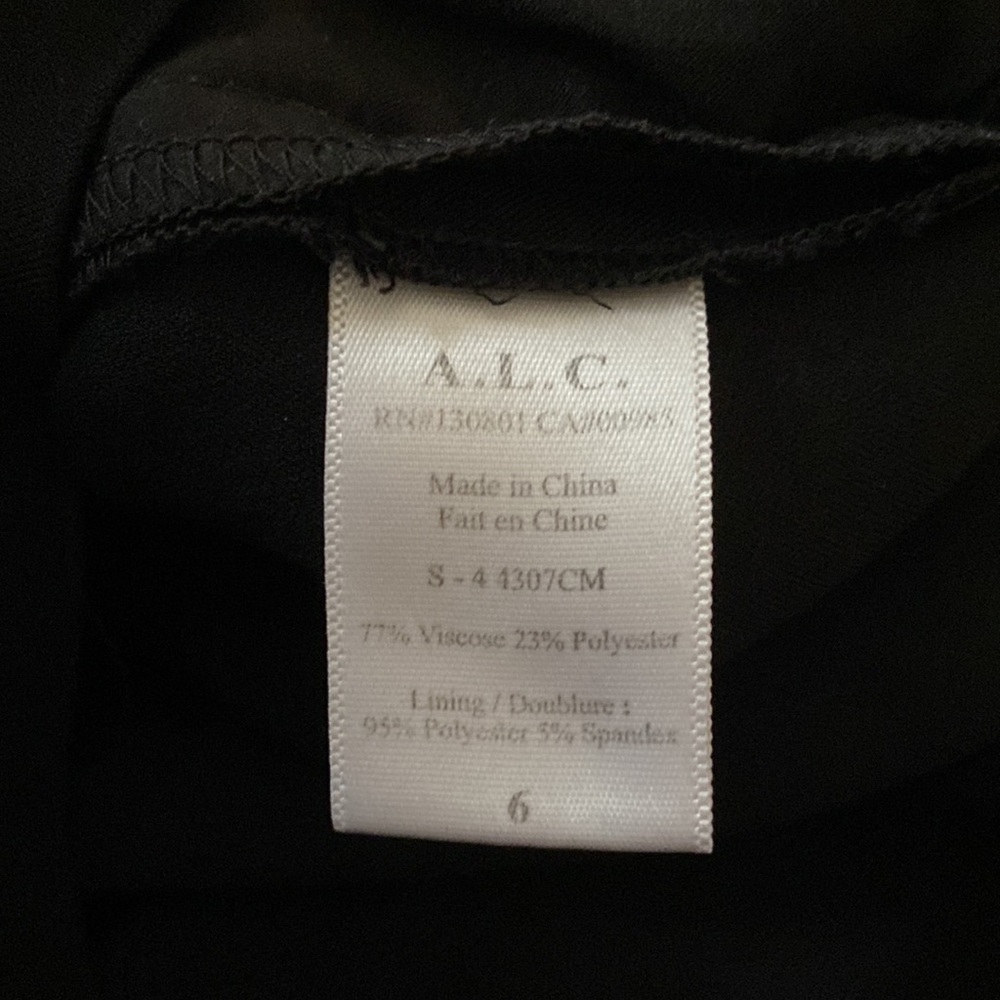A.L.C. Drew Button Front Black Romper🖤🖤🖤 - Picture 13 of 14